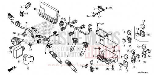 FAISCEAU SECONDAIRE VFR1200XDH de 2017